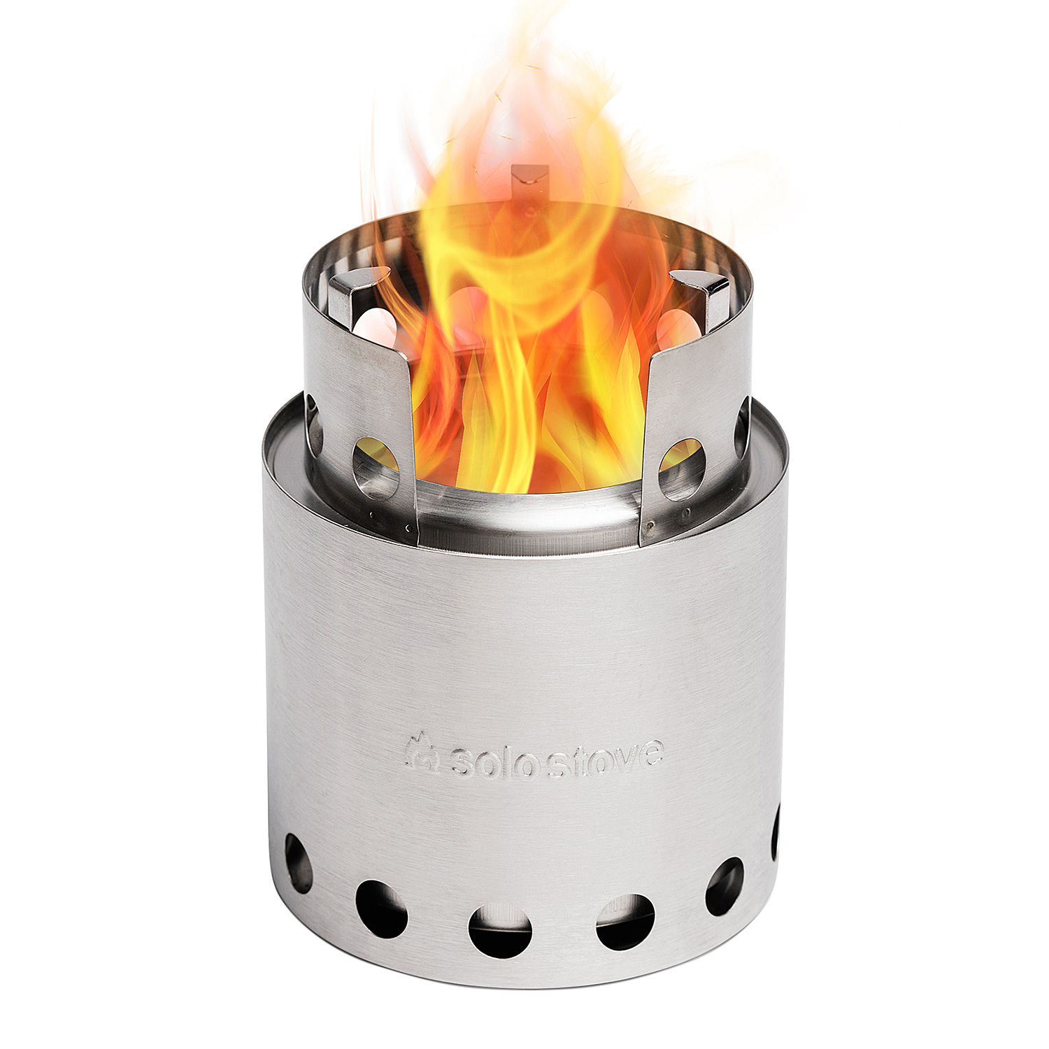 FEUERGOTT Anzündkamin + Solo Stove Lite Campingkocher