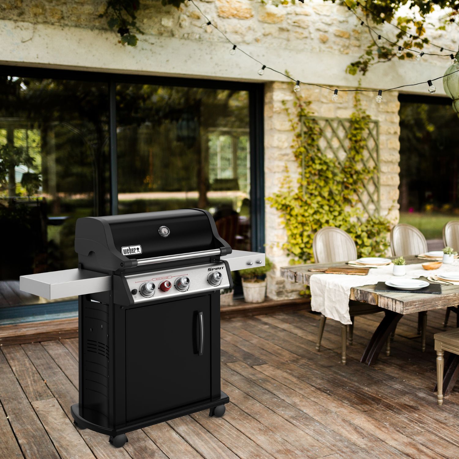 Weber Spirit E-325S GBS Gas-Grillstation Schwarz