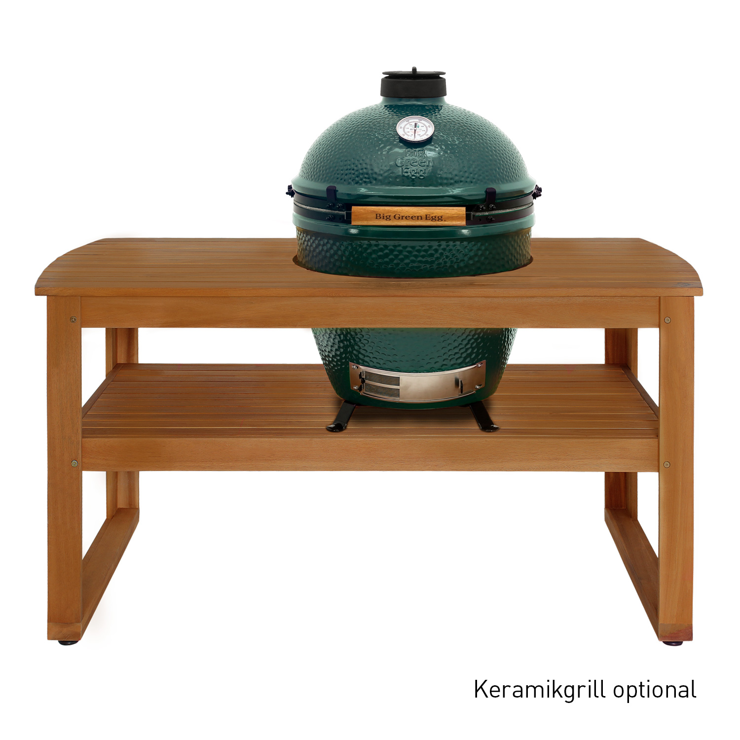 Big Green Egg Tisch aus Eukalyptusholz für Large