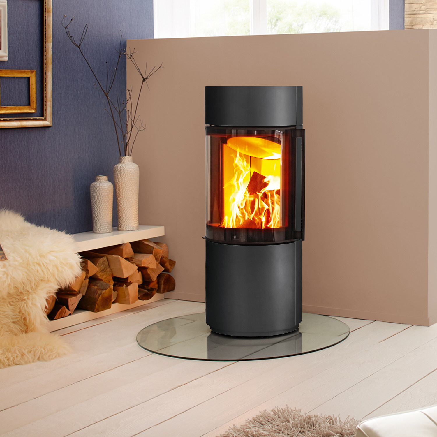 Spartherm Passo XS RLU Kaminofen Nero