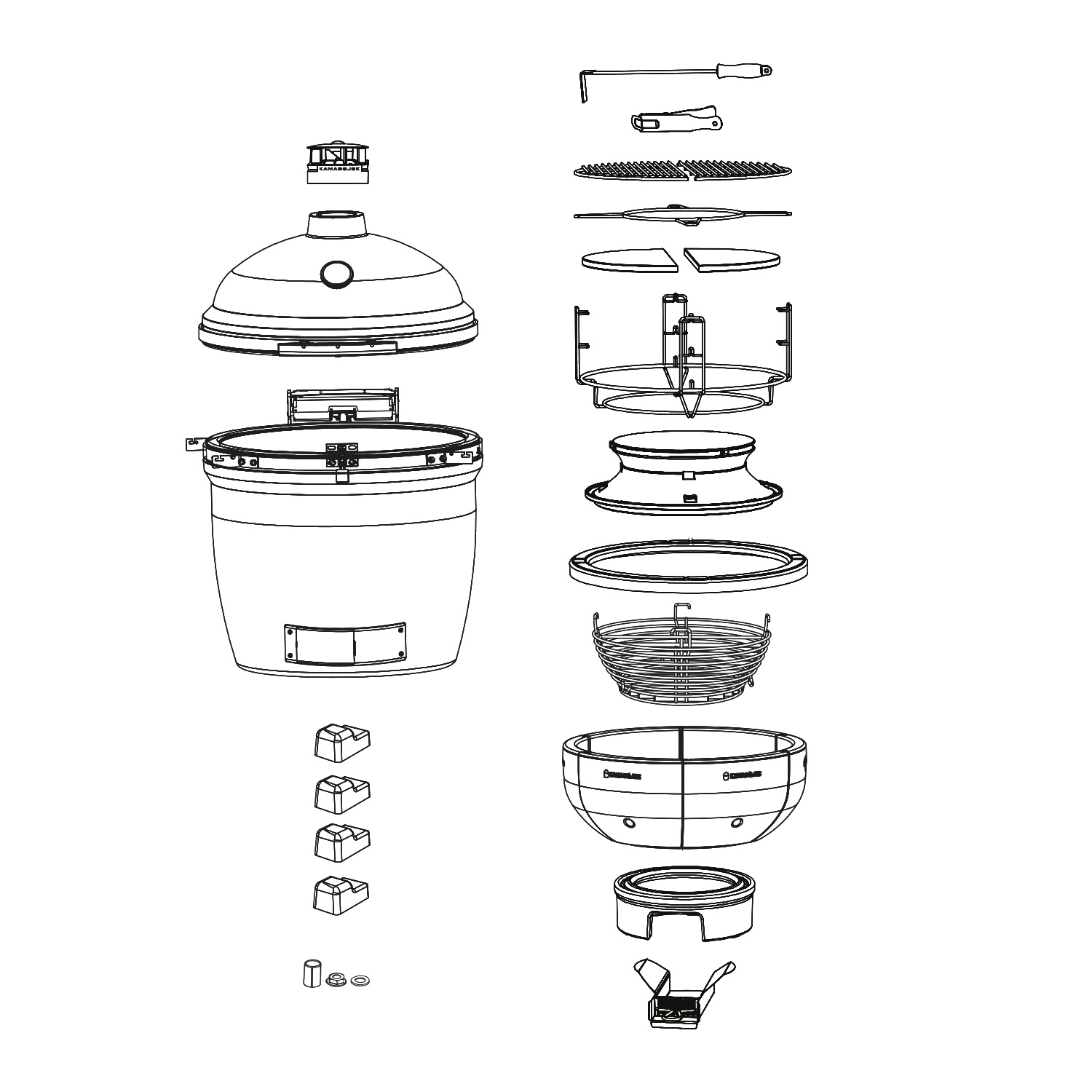 Kamado Joe Big Joe Serie III Stand-Alone Keramikgrill