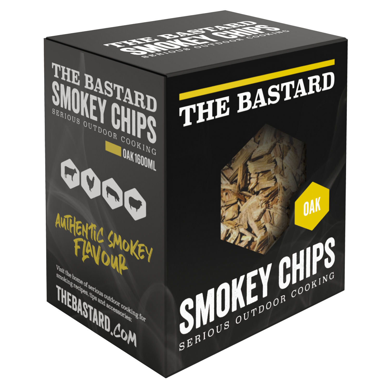 The Bastard Räucherchips Oak 500 g