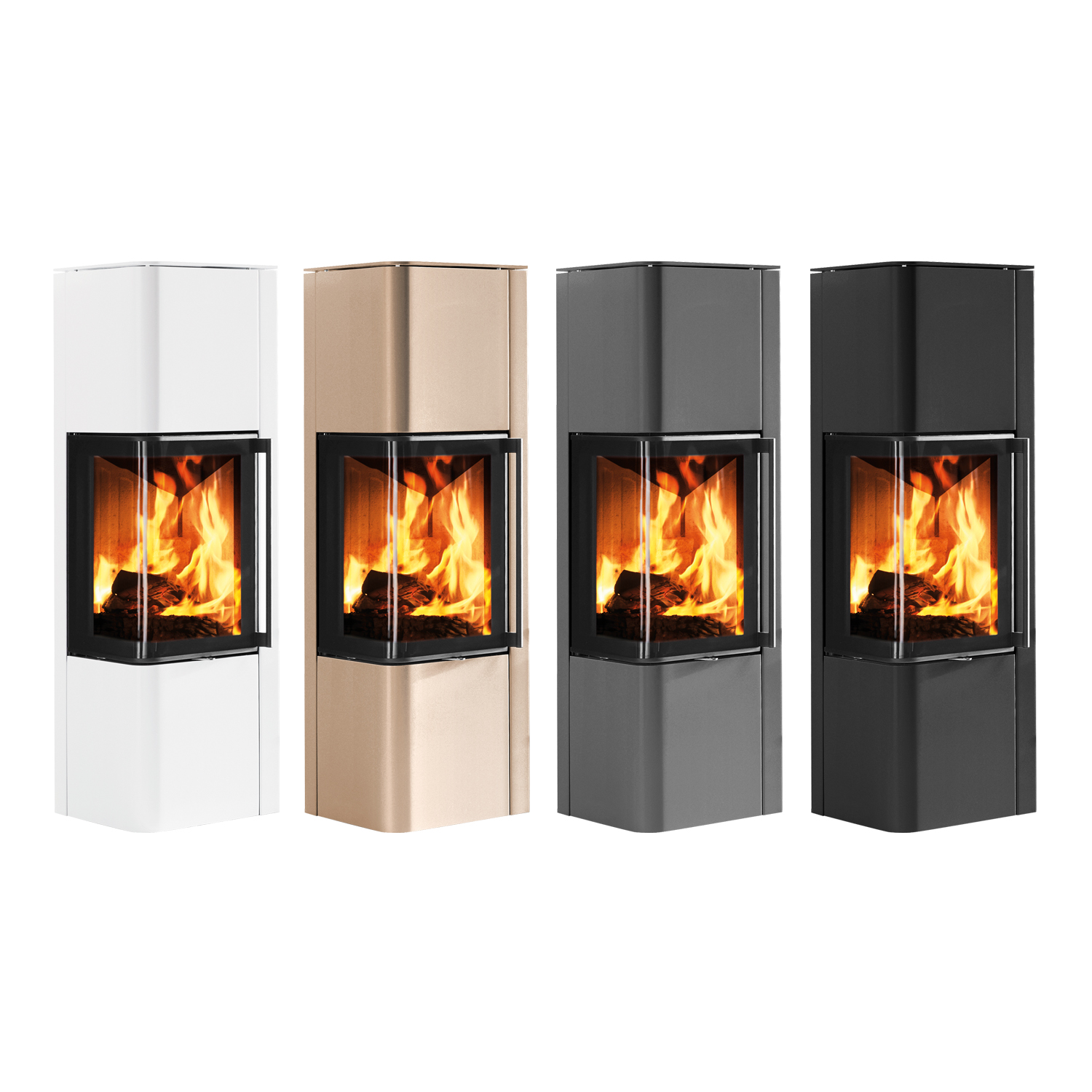 Spartherm Cubo L RLU Kaminofen Nero