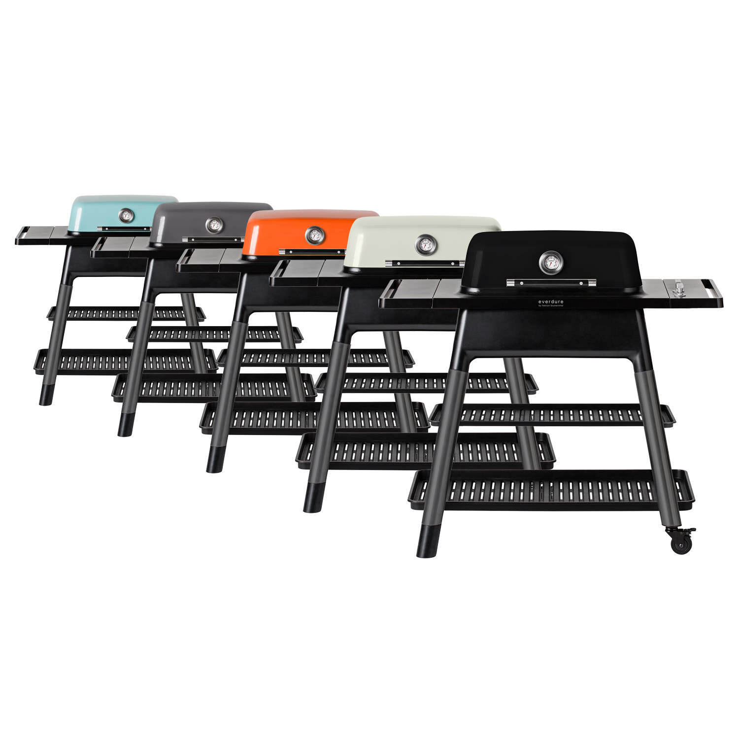 Everdure FORCE Gasgrill Orange mit Doppelboden