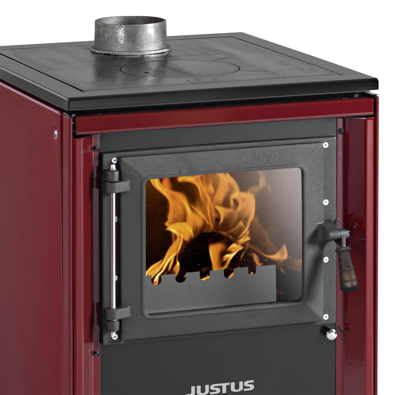 Justus Rustico-50 2.0 Küchenofen Bordeaux