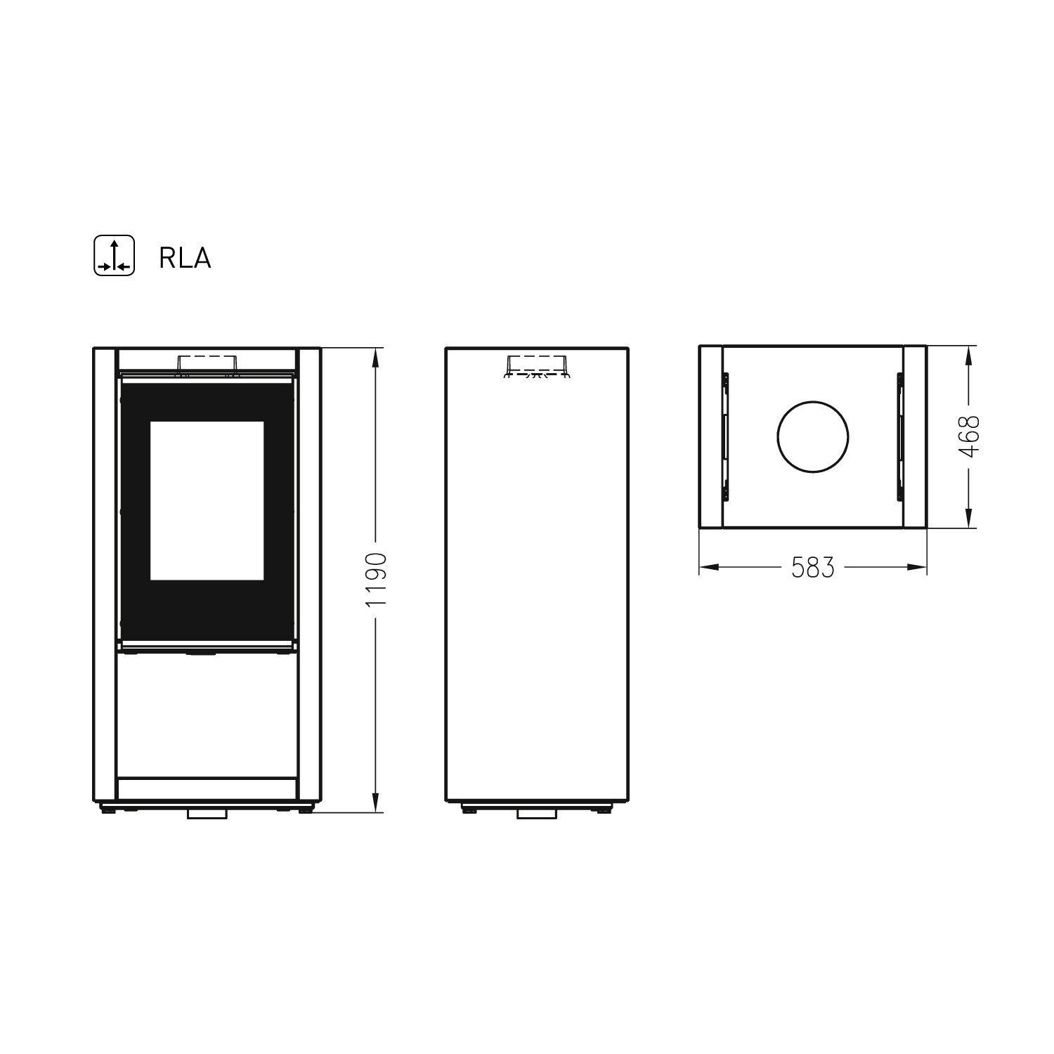 Spartherm Ambiente a8 Kaminofen Titan