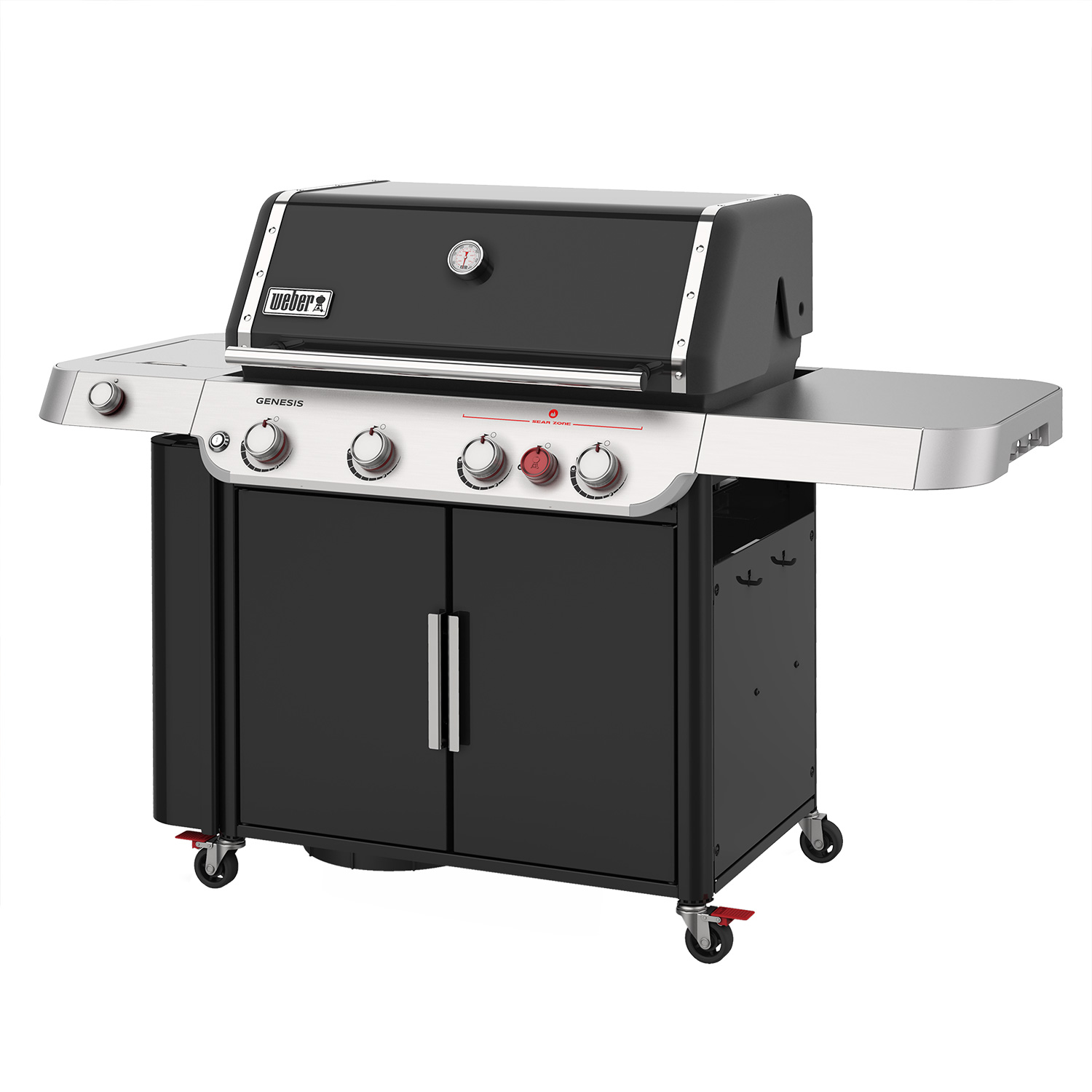 Weber Genesis E-435 Gas-Grillstation Schwarz + Abdeckhaube gratis