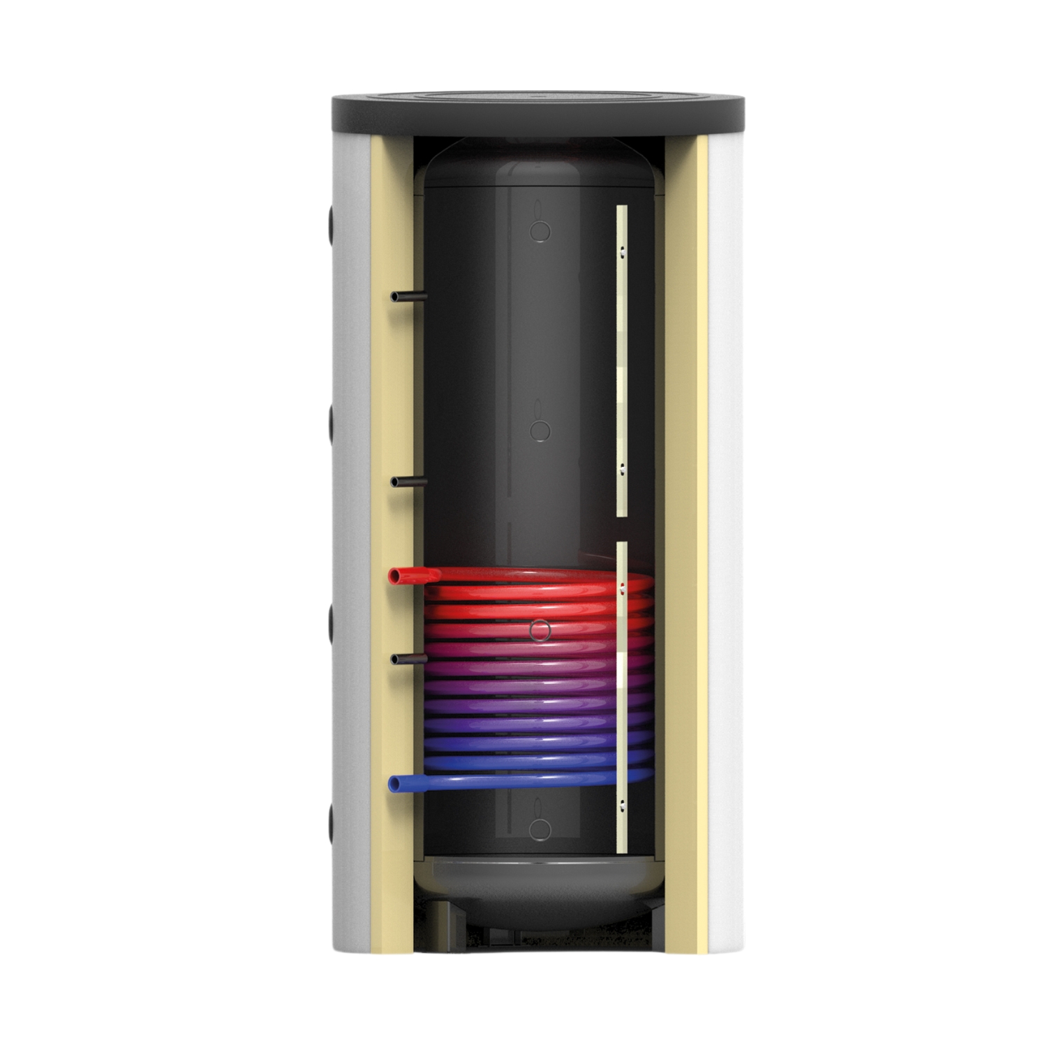 Atmos Pufferspeicher EPS-1W 500 mit 1 Solarwärmetauscher