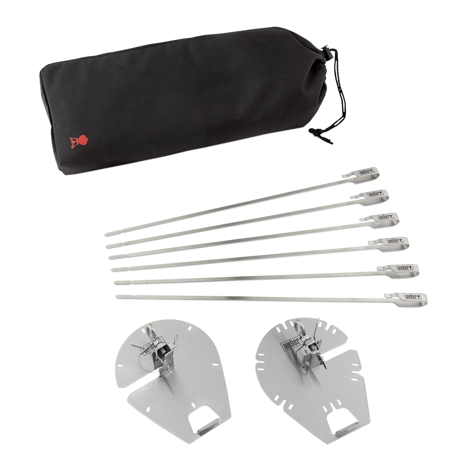 Weber CRAFTED Spieße-Set für Drehspieße