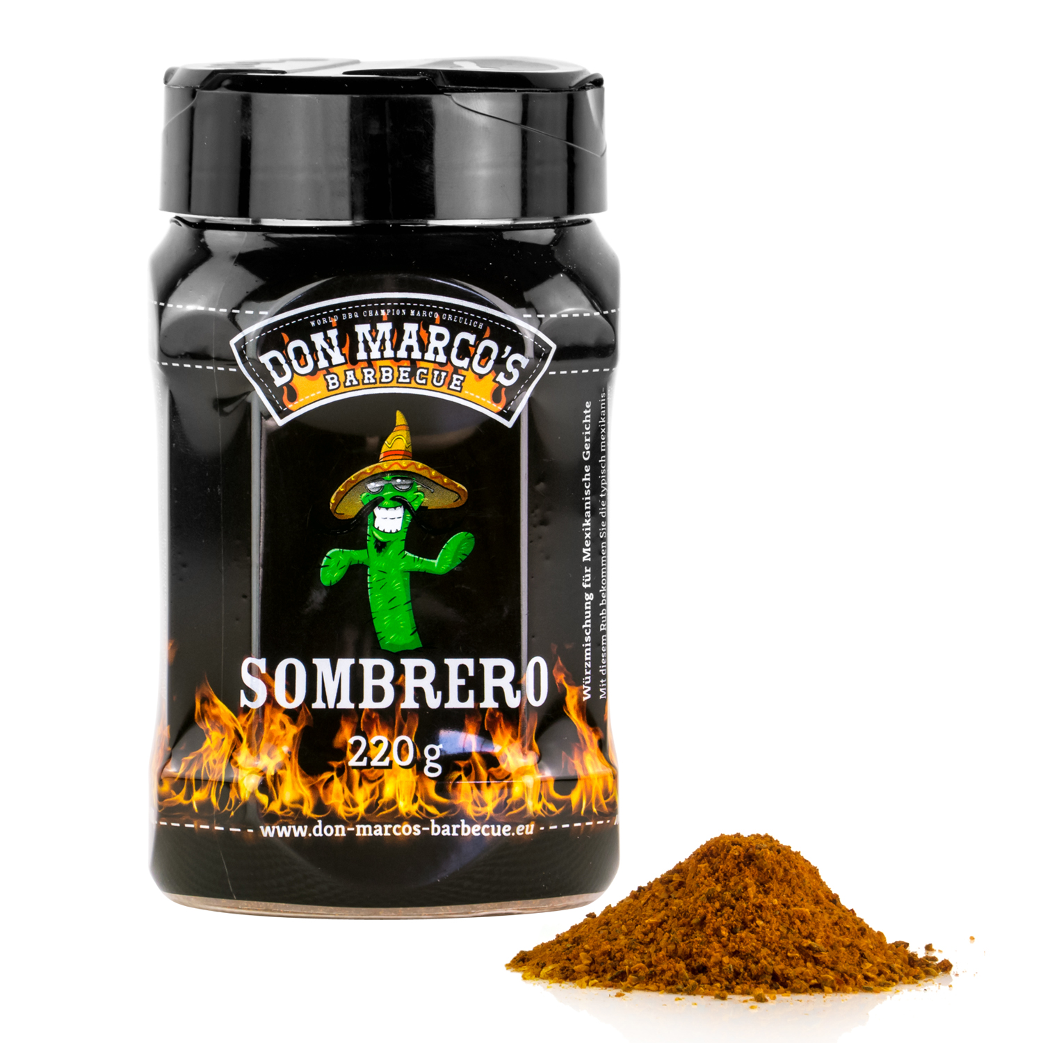 Don Marco´s Rub-Set: Pork Powder, Texas Style, Crazy Chicken & Sombrero