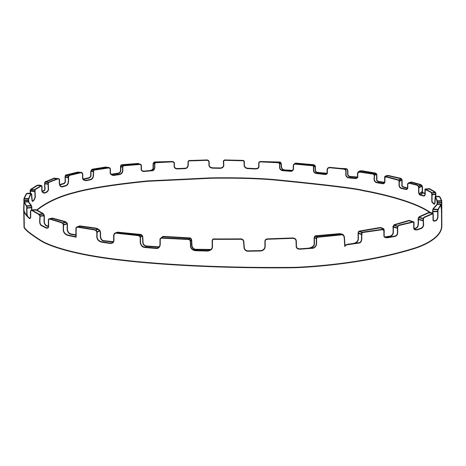 OFYR Edelstahlring für horizontale Spieße Ø 39 cm