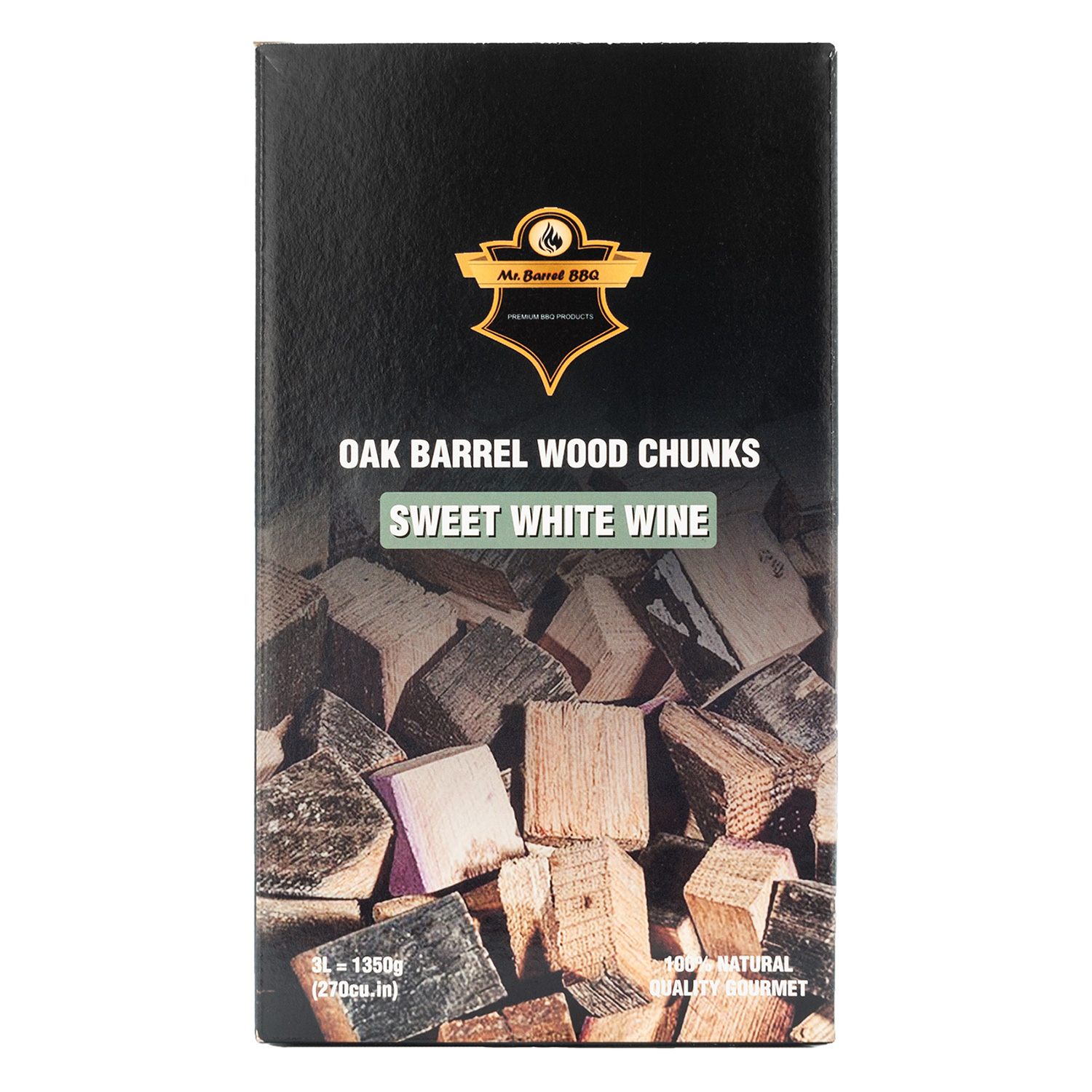 Mr. Barrel BBQ Chunks L Sweet White Wine, 1,35 kg