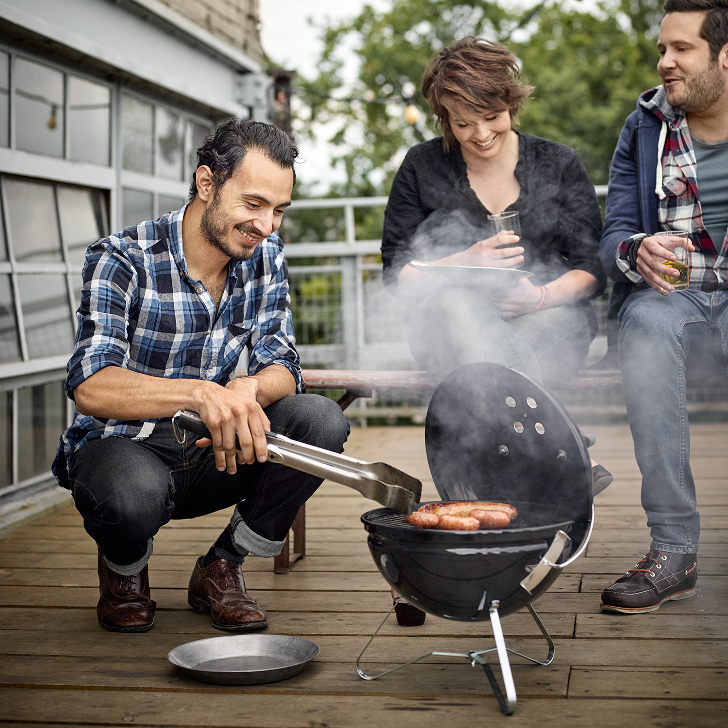 Weber Smokey Joe Premium Holzkohlegrill 37 cm Black