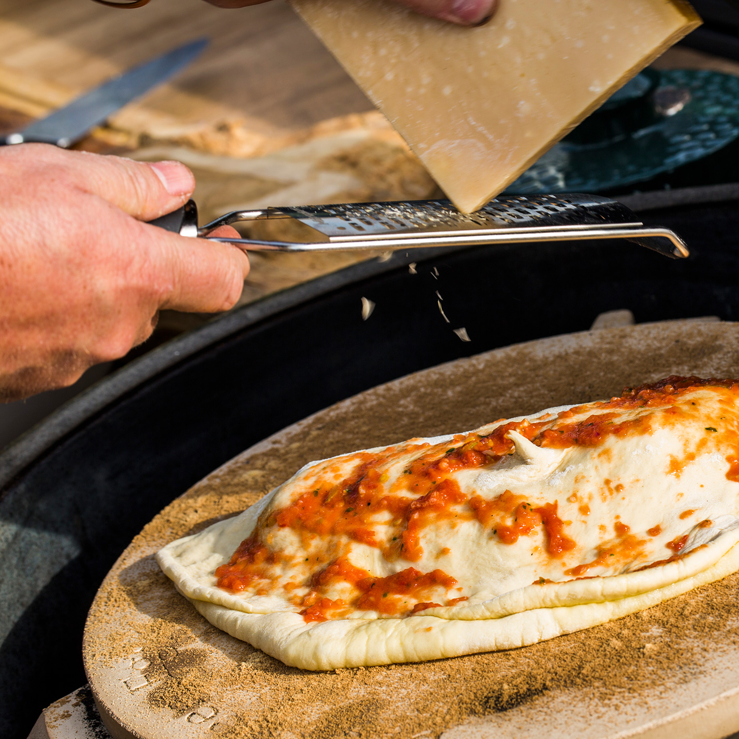 Big Green Egg Back- und Pizzastein für XLarge