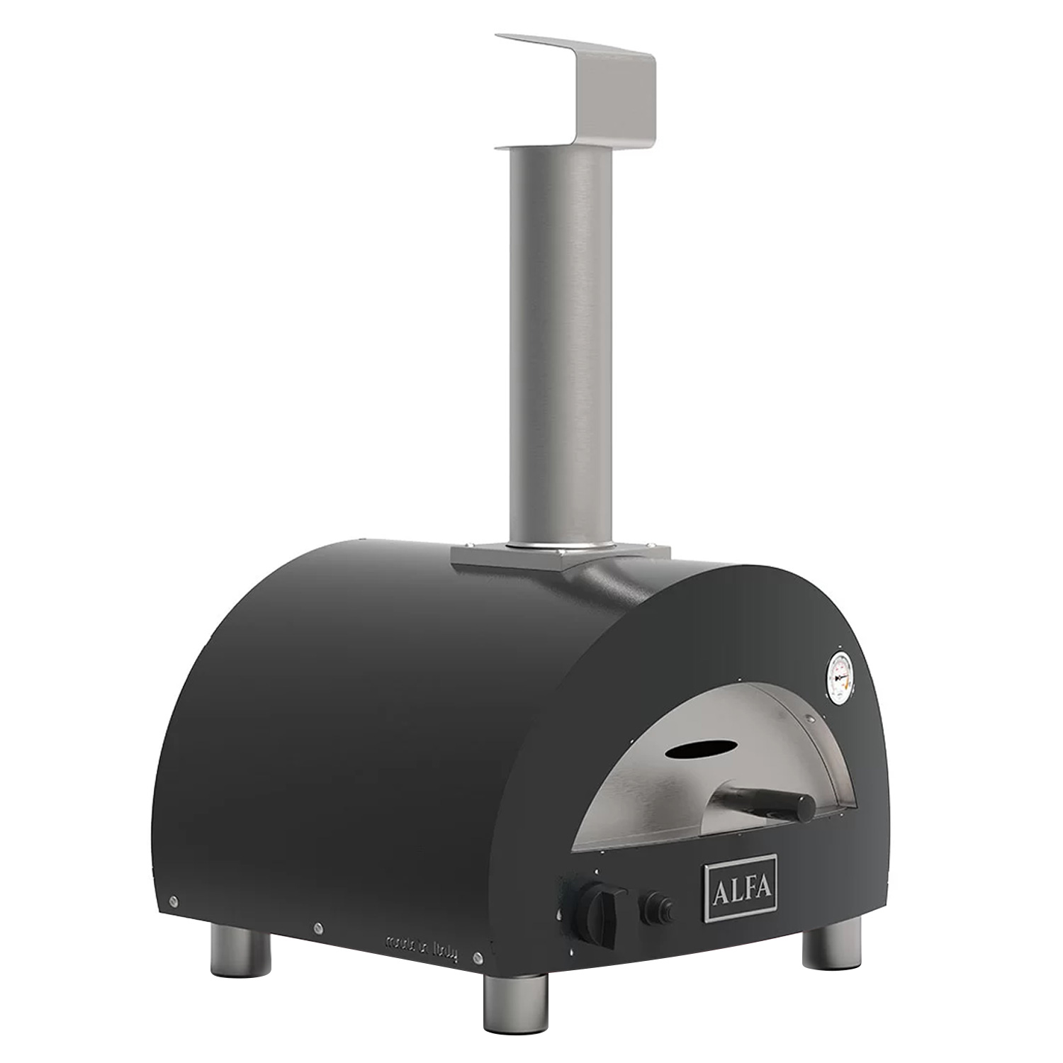 Alfa Moderno Portable Gas-Pizzaofen Grau