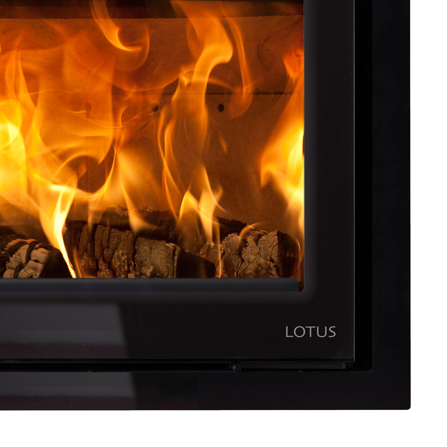 Lotus H570 Kamineinsatz Black Magic / Scharniere links