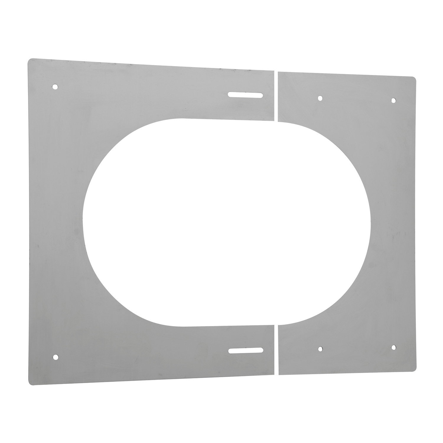 Opsinox Edelstahlschornstein 130 mm Dachblende für Innenmont. PLP 0-45°