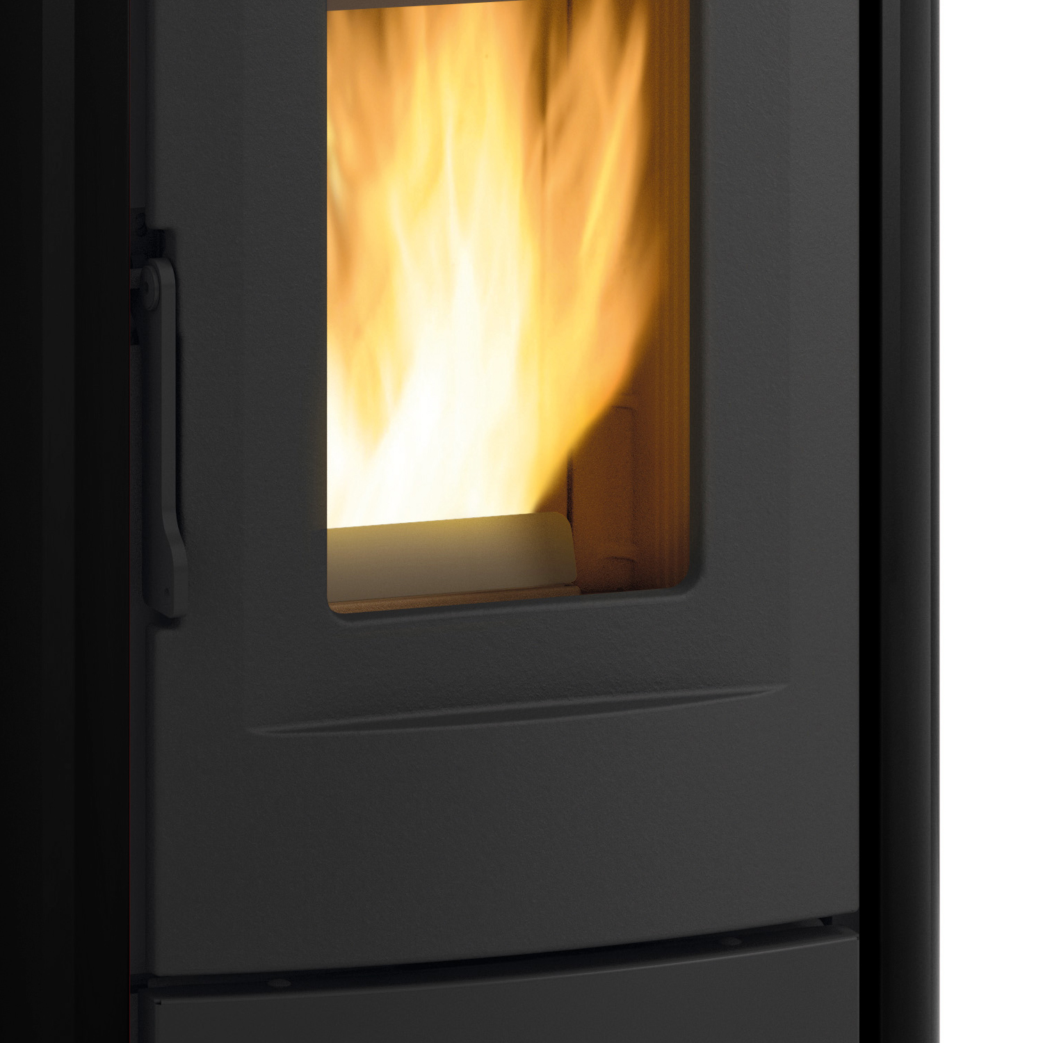 Extraflame Evolution Line Moira EVO Pelletofen Stahl Schwarz