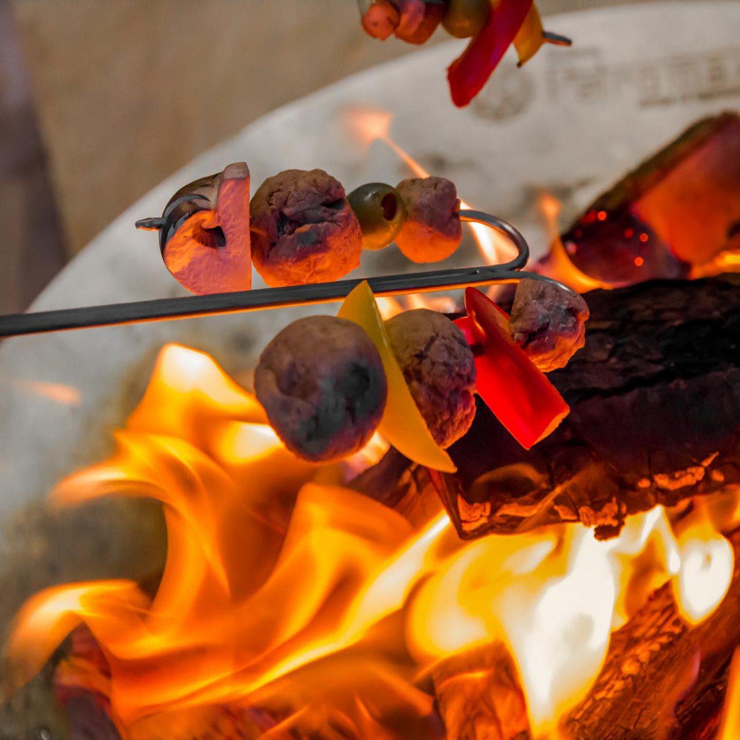 Petromax Lagerfeuer-Spieße mit gebogener Gabel 2er-Set