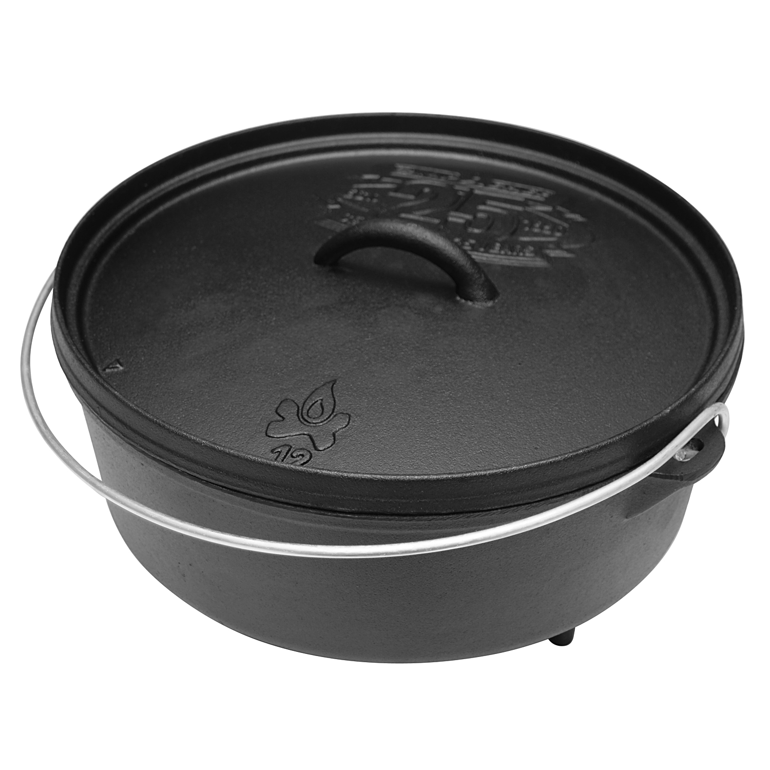 Camp Chef Classic Dutch Oven SDO-12 + Cast Iron Pfanne 30 cm + Deckel