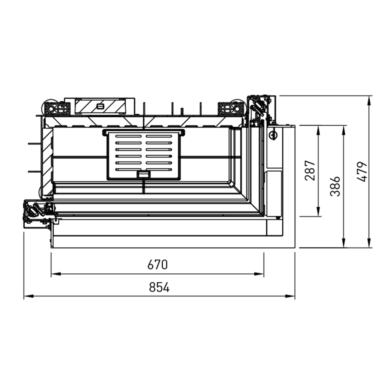 Spartherm Lean 2R-70h RLU Kamineinsatz