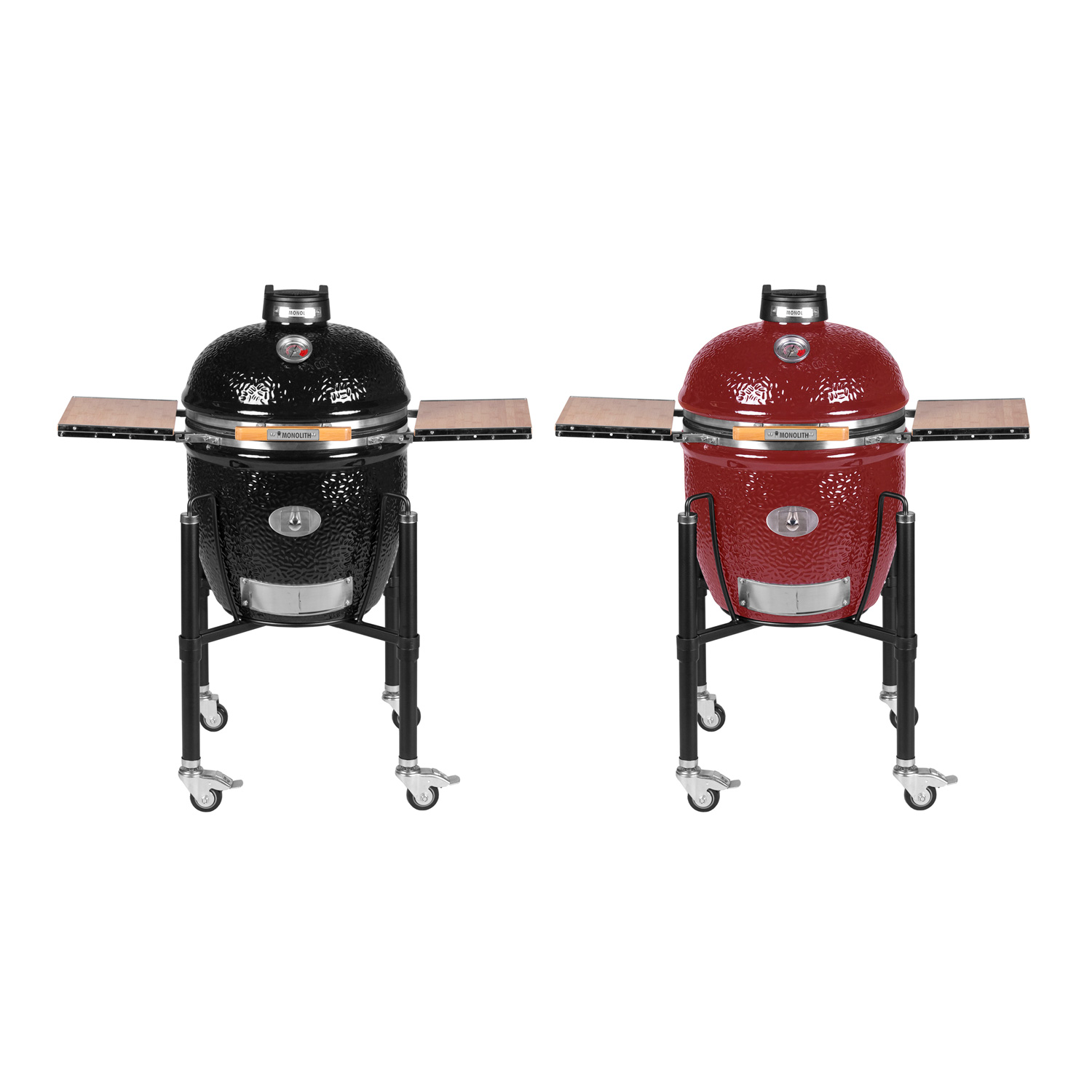 MONOLITH CLASSIC Keramikgrill PRO-Serie 2.0 Schwarz inkl. Gestell und Zubehör