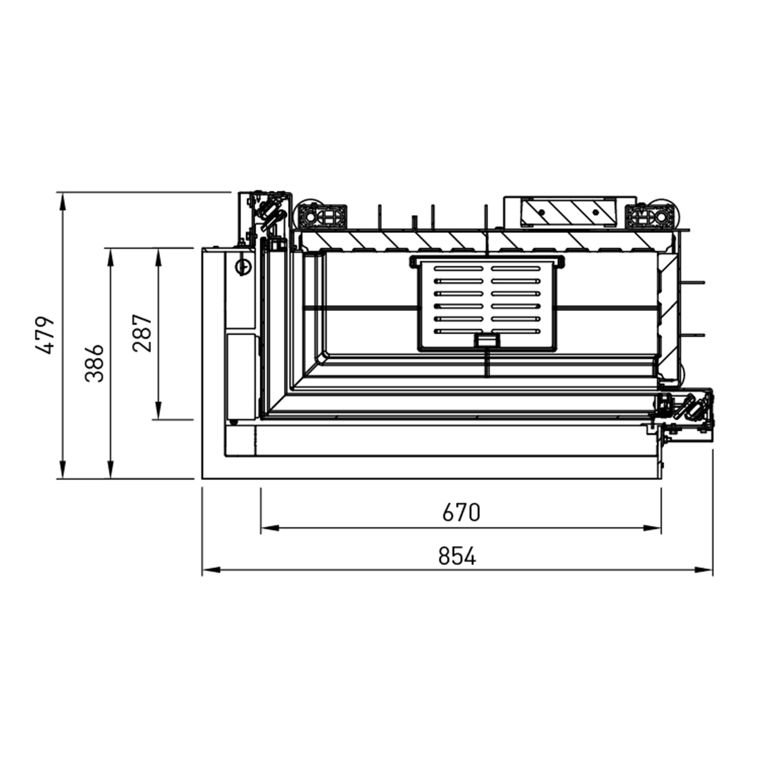 Spartherm Lean 2L-70h Kamineinsatz