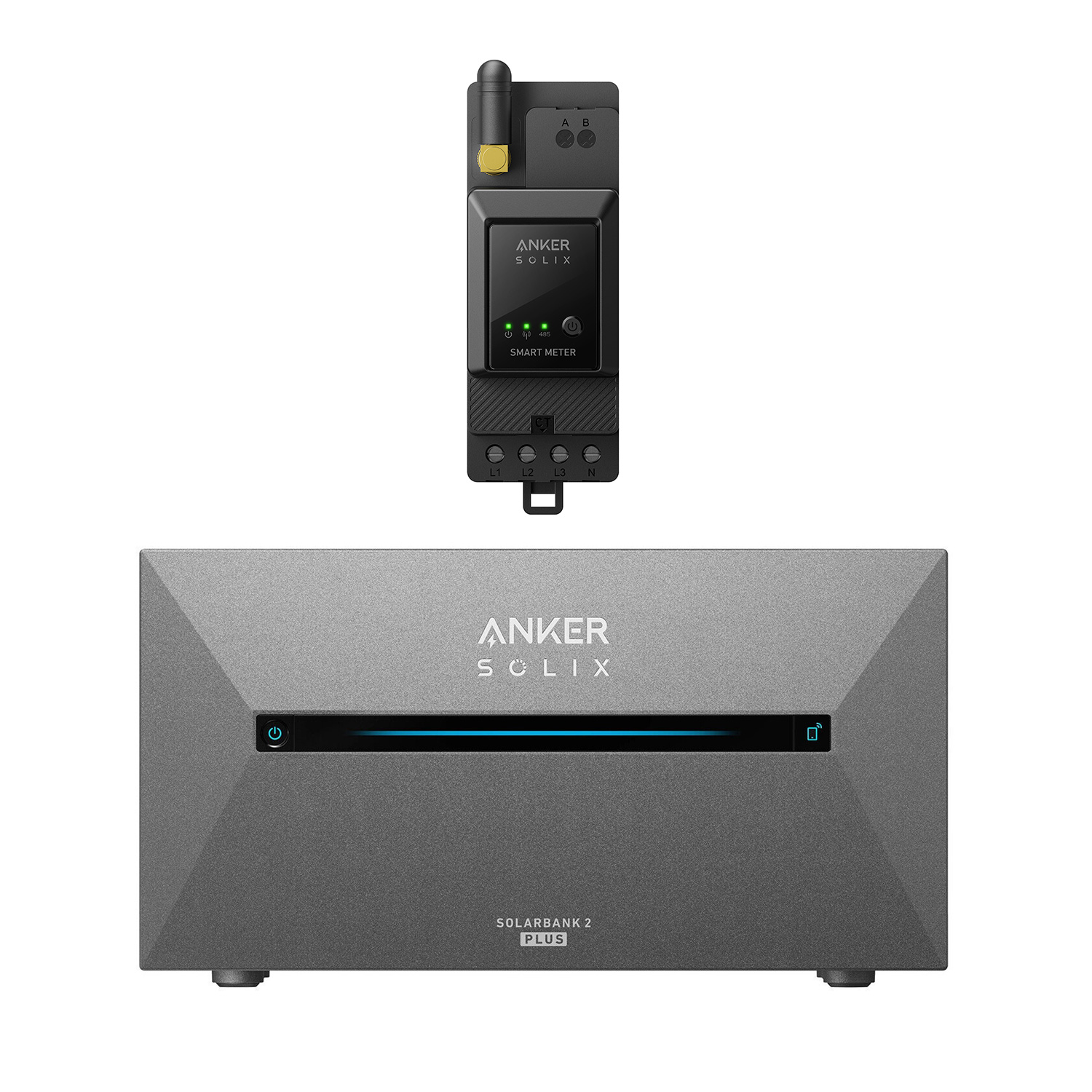 Anker SOLIX Solarbank 2 E1600 PRO Balkon-Stromspeichersystem inkl. Smart Meter