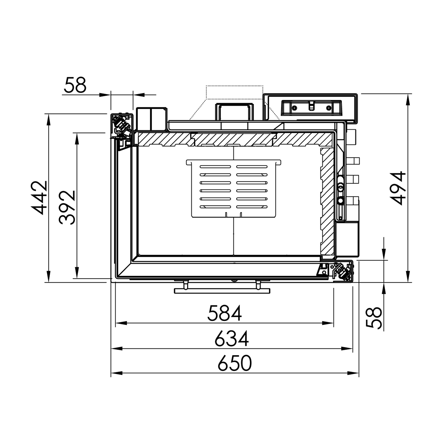 Spartherm Varia 2L-55h H2O Kamineinsatz wasserführend Ecke