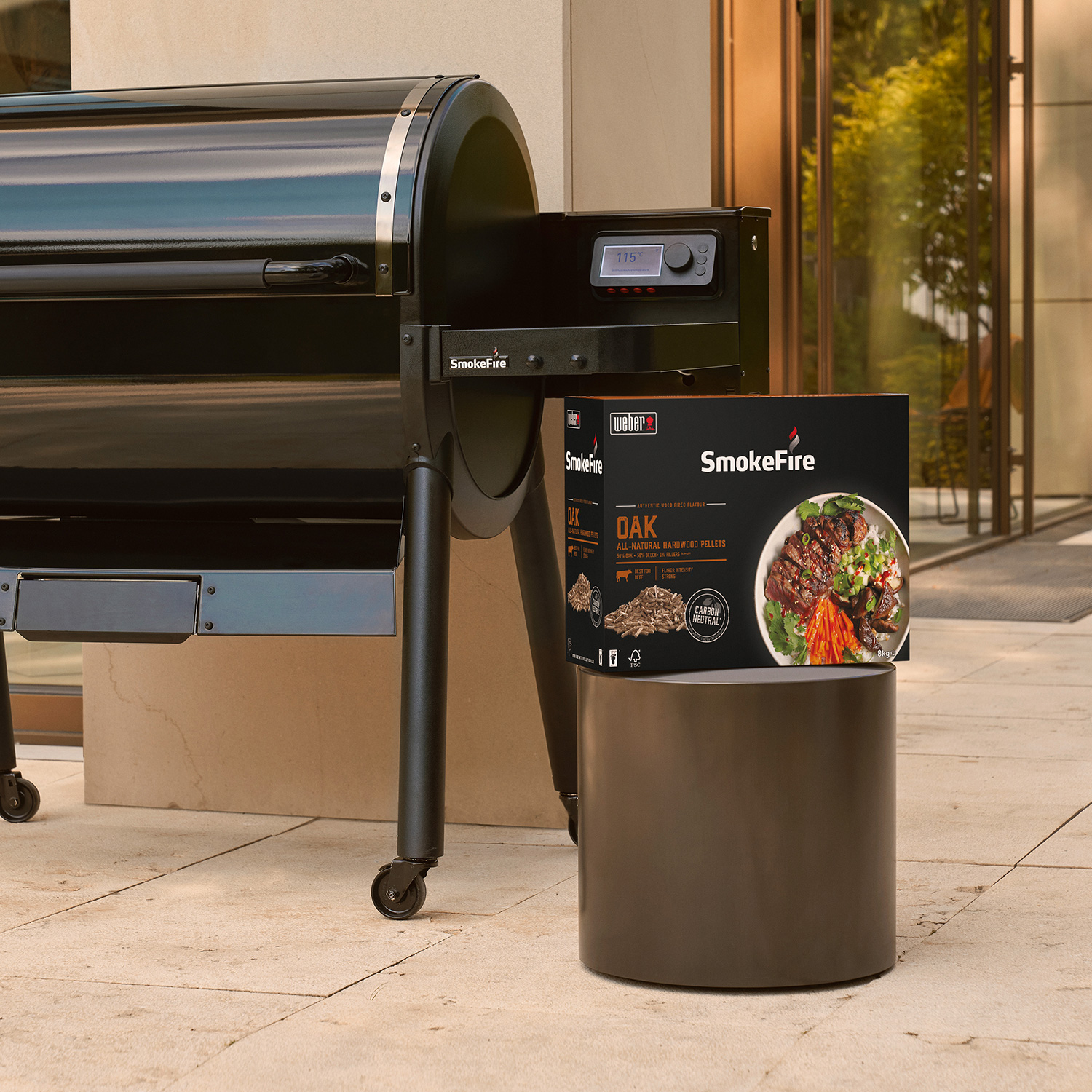 Weber SmokeFire-Hartholzpellets Eiche 8 kg