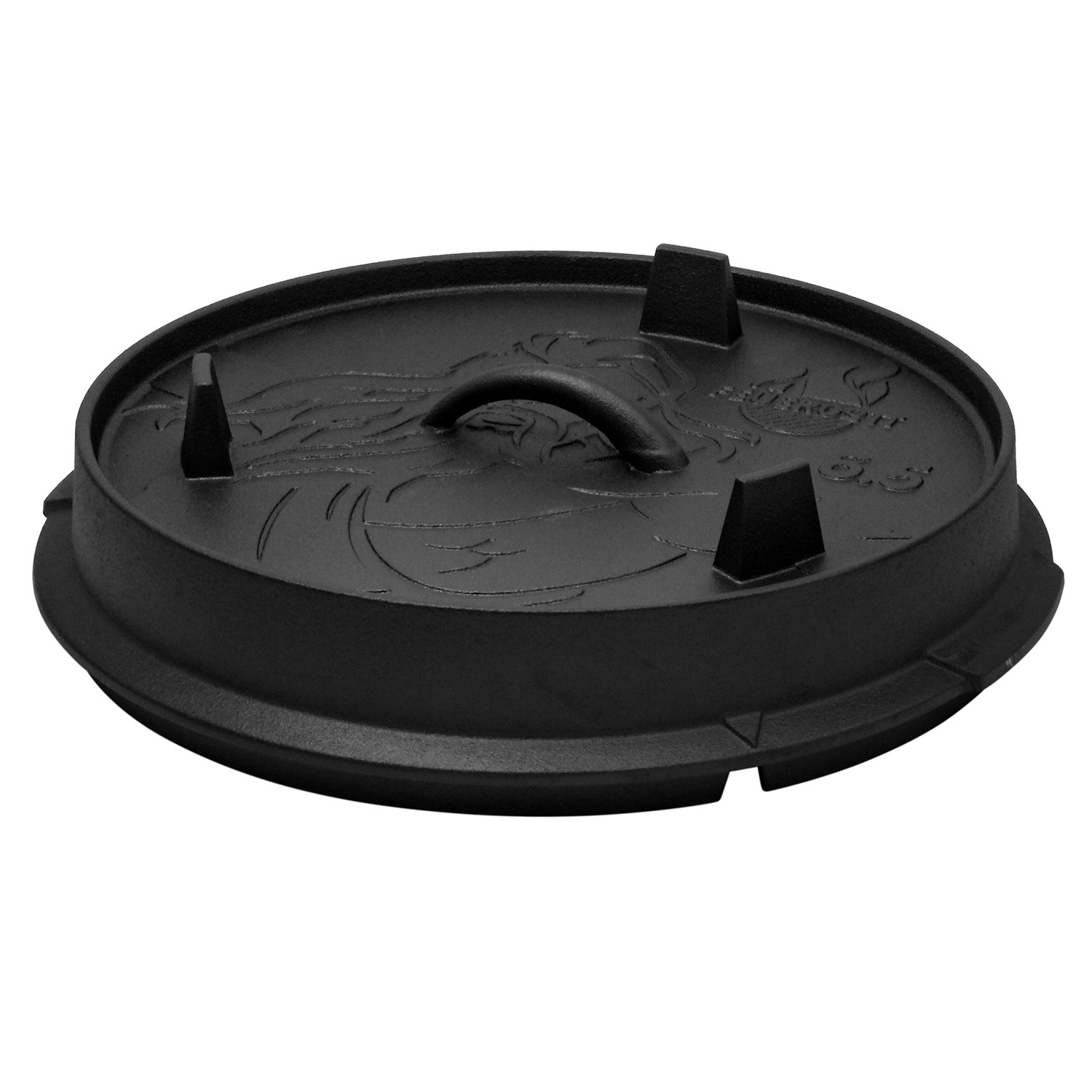 FEUERGOTT Dutch Oven 6,5 l mit Füßen