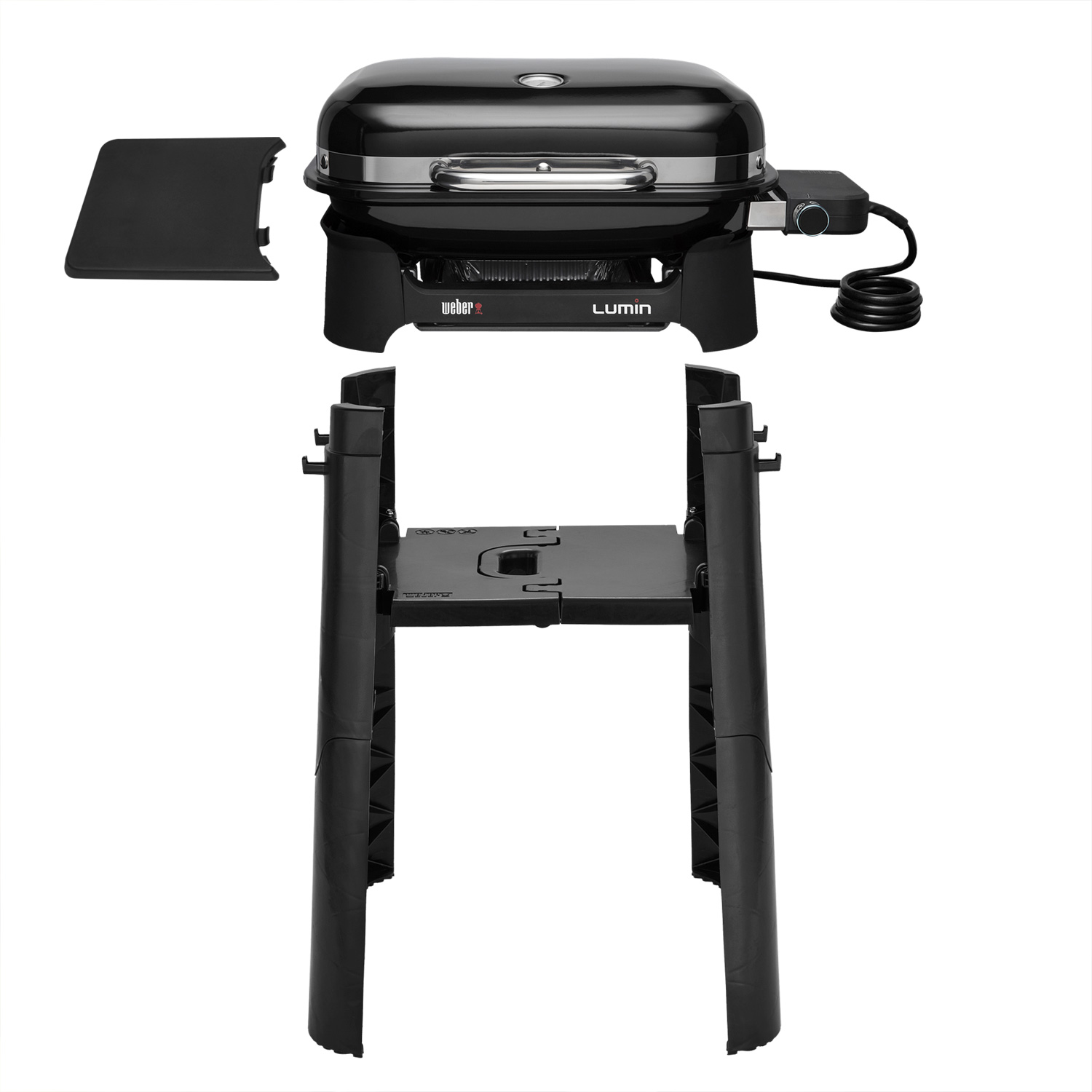 Weber Lumin Compact Stand Elektrogrill Schwarz