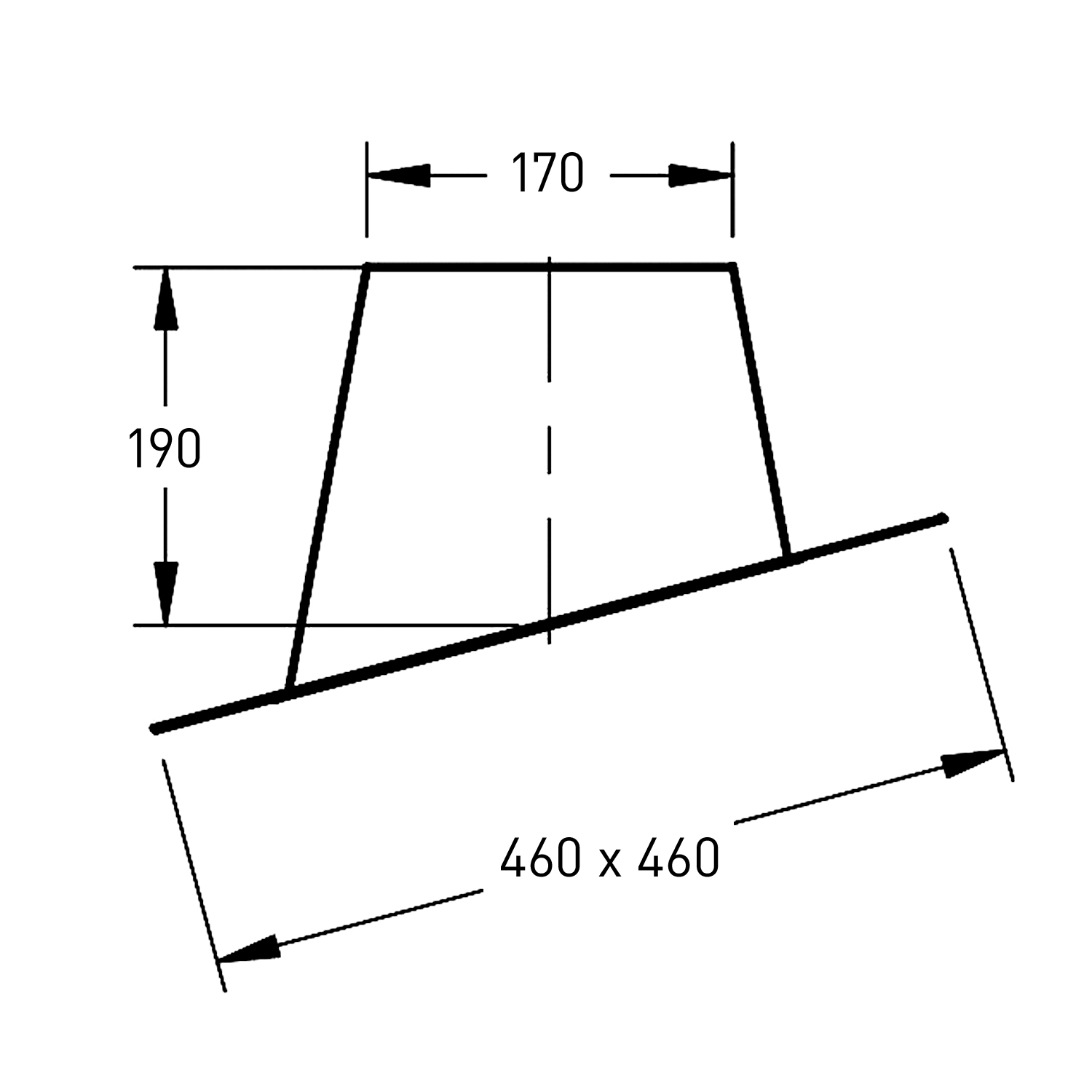 Trimline CC Dachdurchführung 5°-25° 100-150