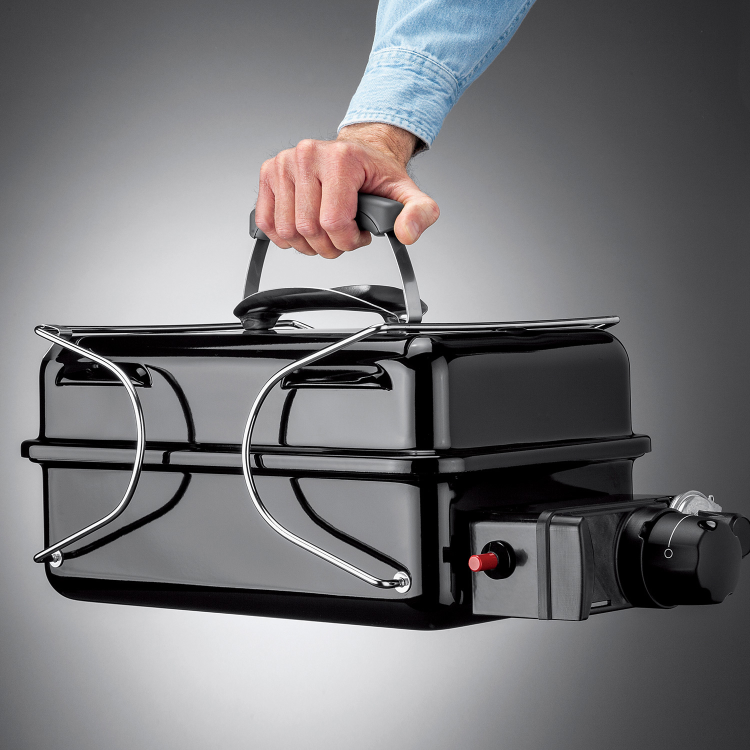 Weber Go-Anywhere Gasgrill Schwarz