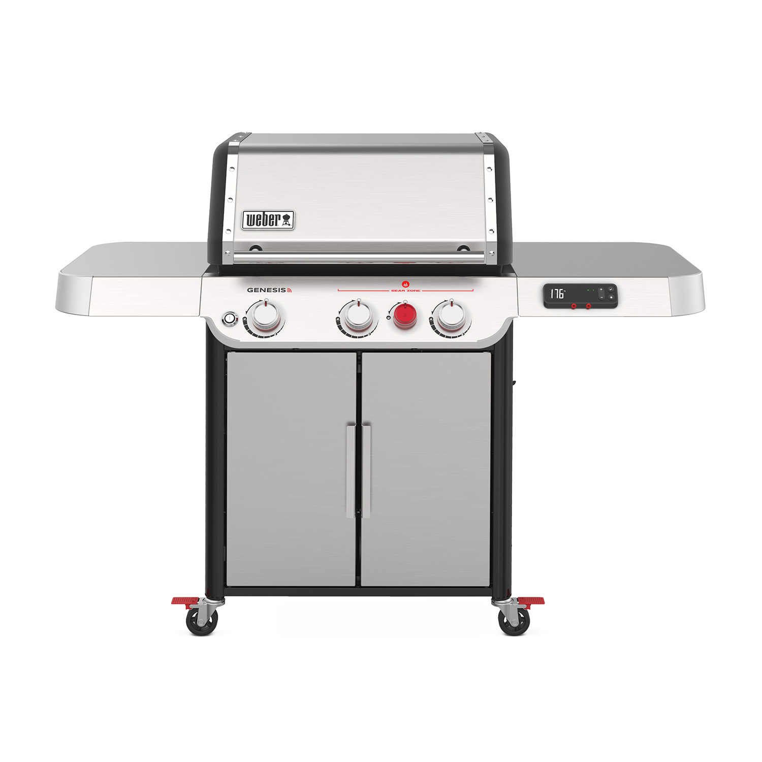 Weber Genesis SX-325S Smart Gas-Grillstation Edelstahl