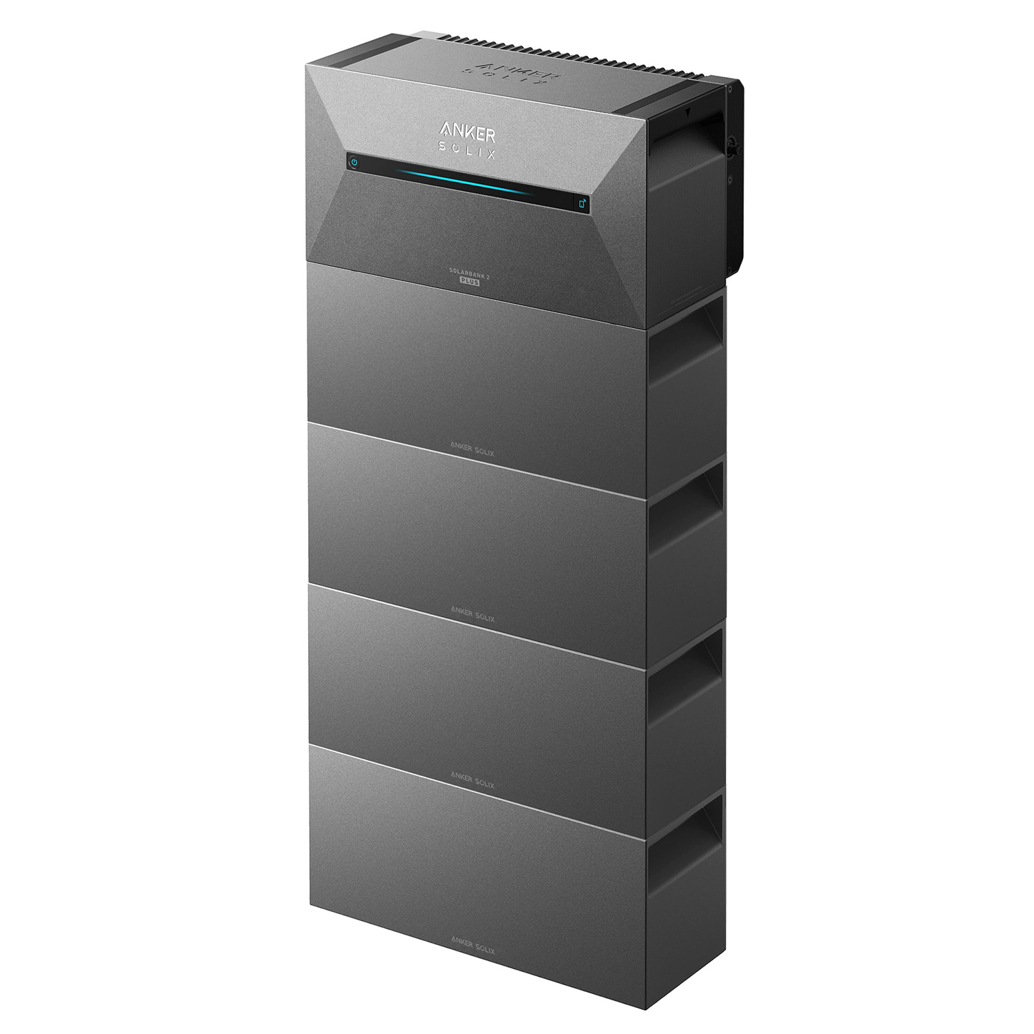 Anker SOLIX Solarbank 2 E1600 PRO Balkon-Stromspeichersystem + 4x BP1600 Erweiterungsakku