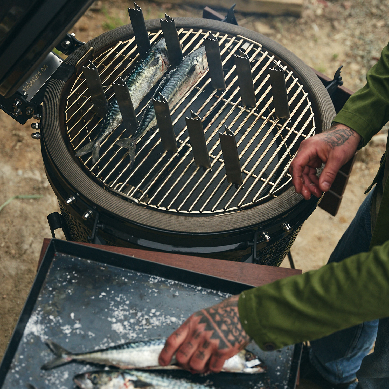 The Bastard Grill Pins 6-er Set