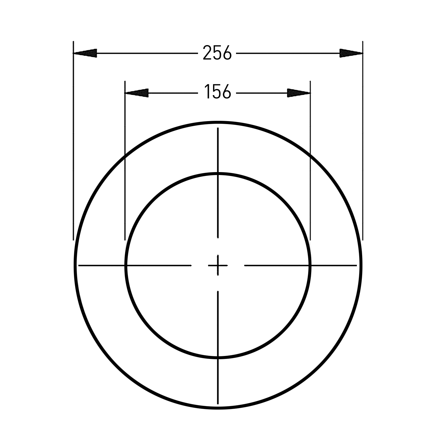 Trimline CC Wandrosette 100-150