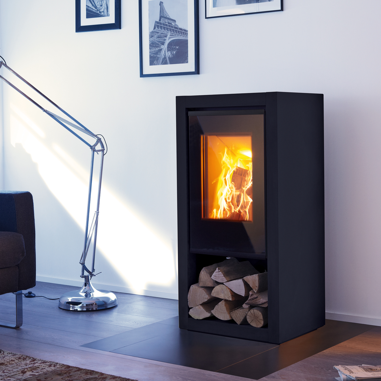 Spartherm Ambiente a7 Kaminofen Nero