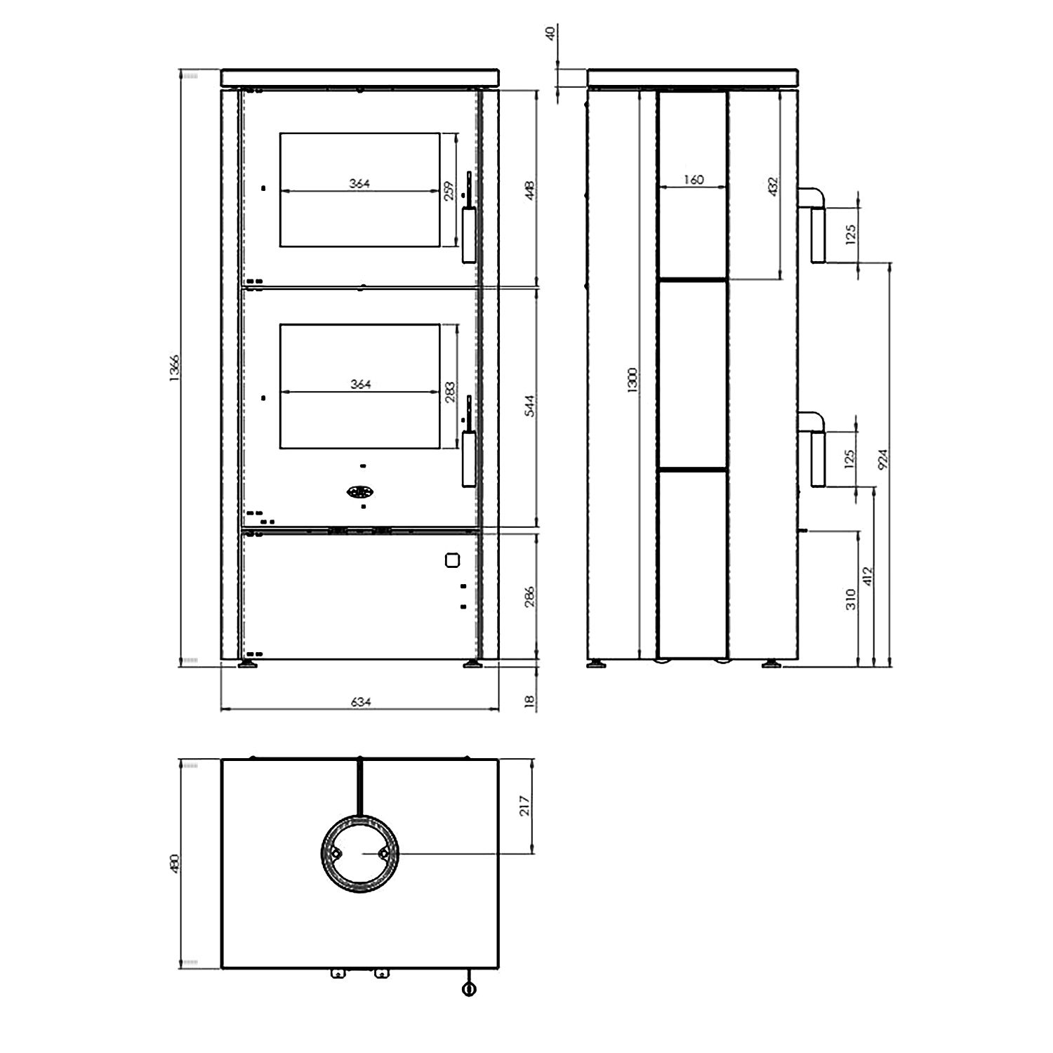 Fireplace Elite Inda Kaminofen Speckstein