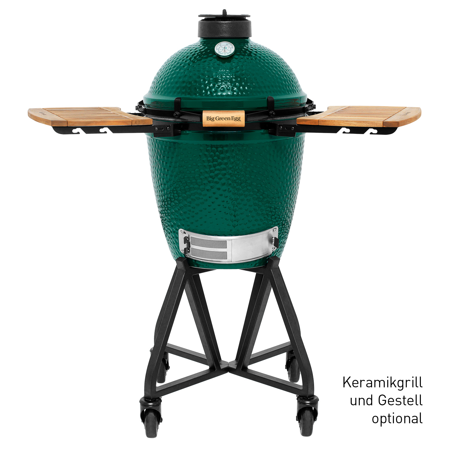 Big Green Egg Seitentische aus Akazienholz für Medium