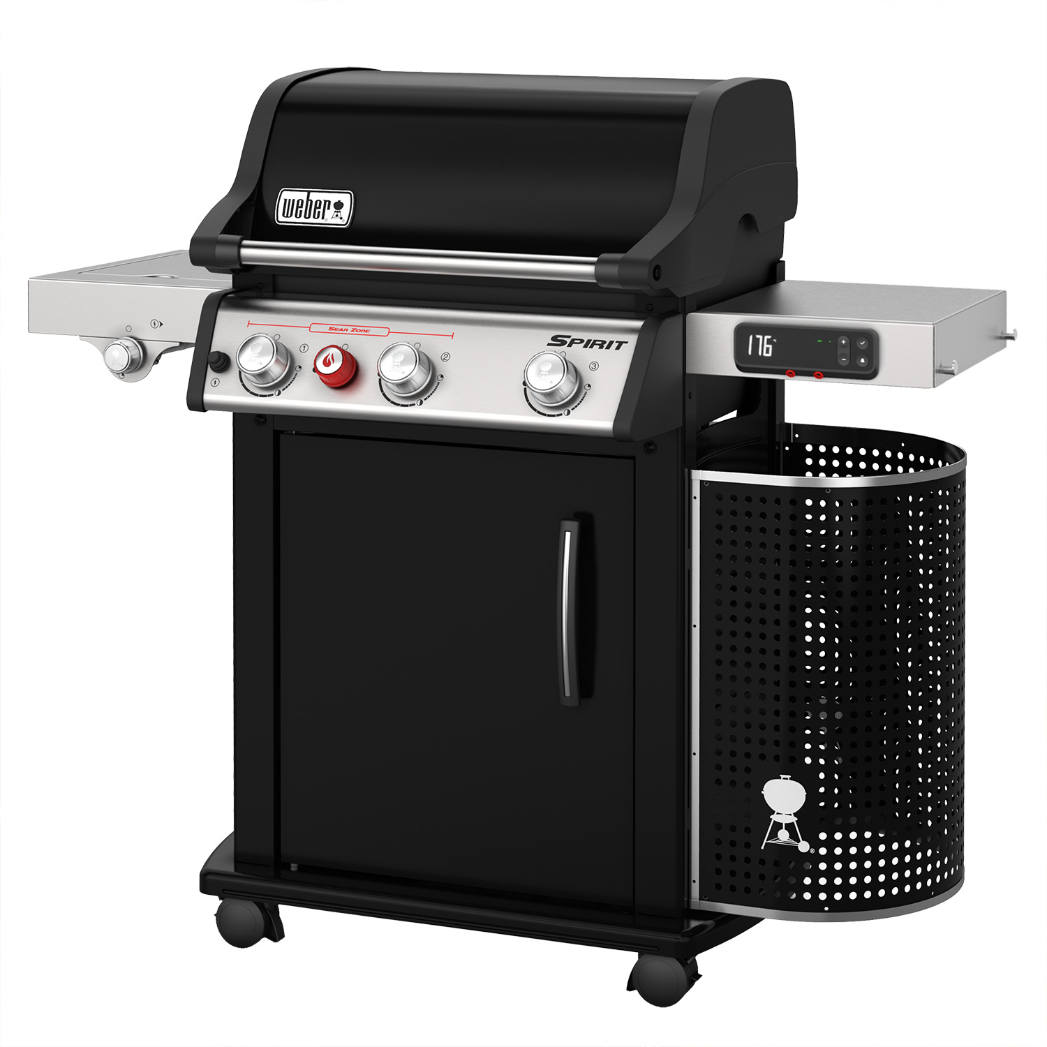 Weber Spirit EPX-335 GBS Smart Gas-Grillstation Schwarz