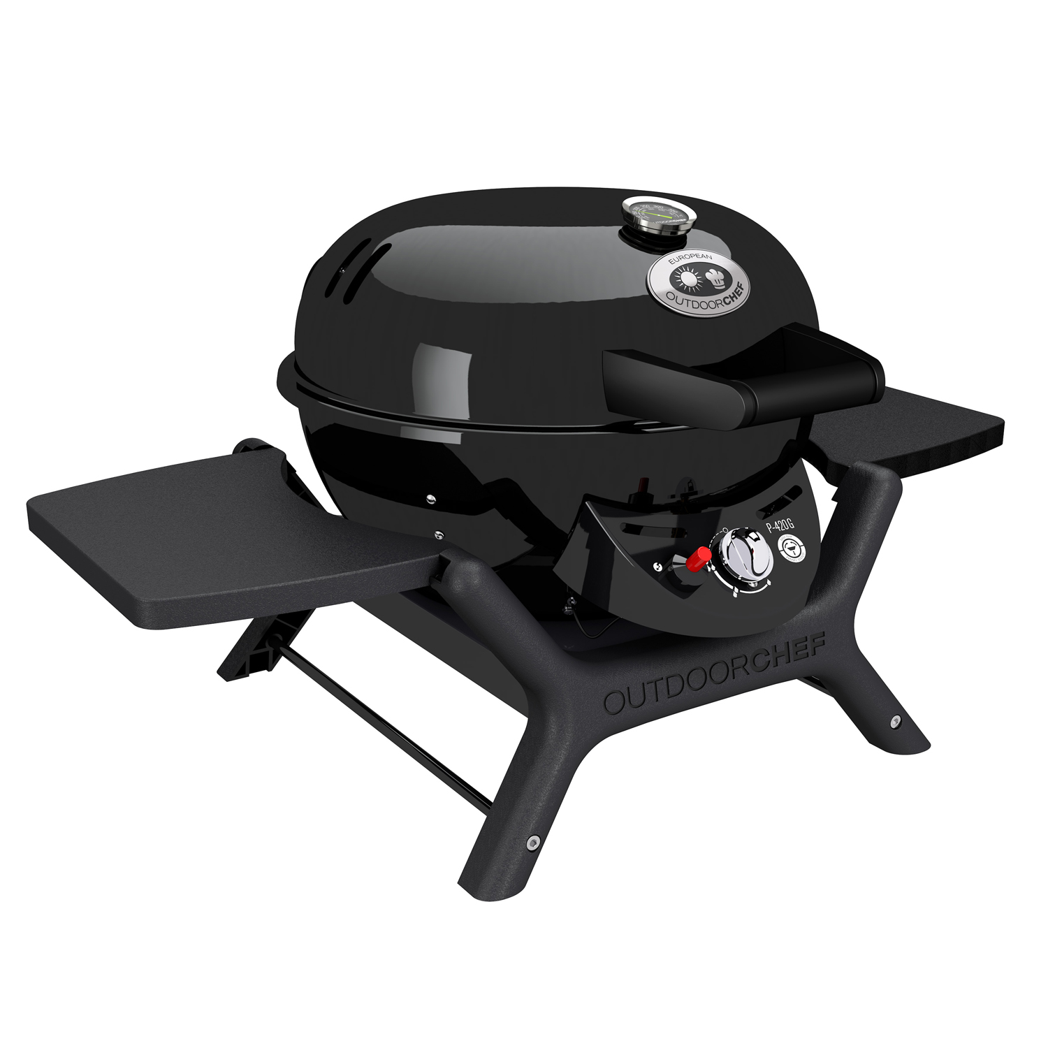 Outdoorchef P-420 G Minichef Gas-Kugelgrill + Abdeckhaube