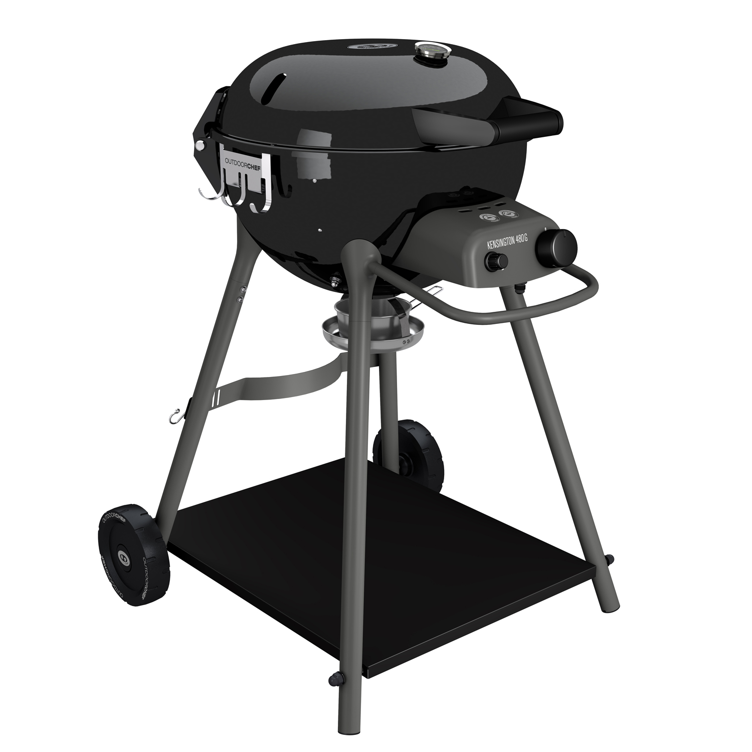 Outdoorchef Kensington 480 G Gas-Kugelgrill + Abdeckhaube + Chef Edition