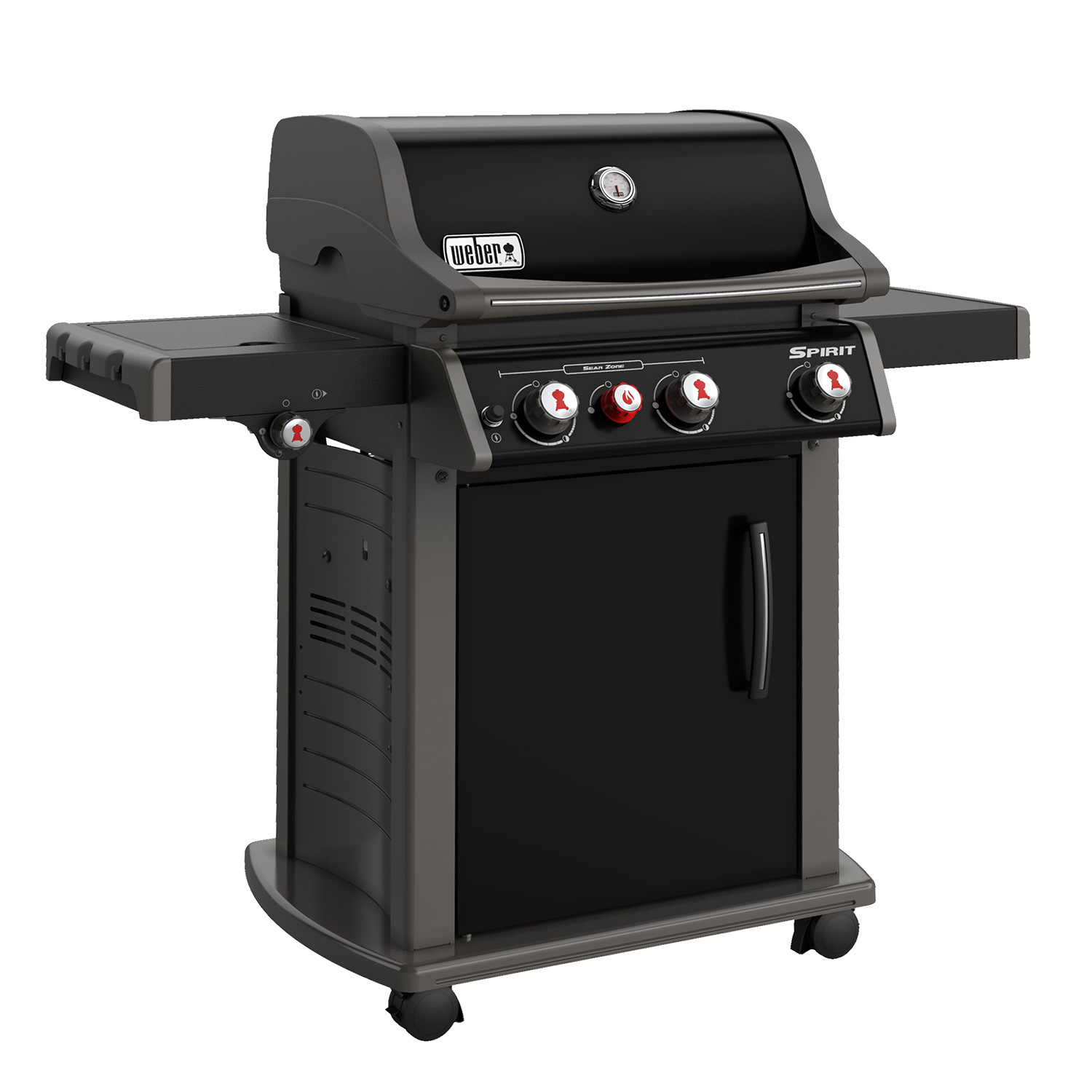 Weber Spirit Original E-330 GBS Gas-Grillstation Schwarz + Premium-Abdeckhaube