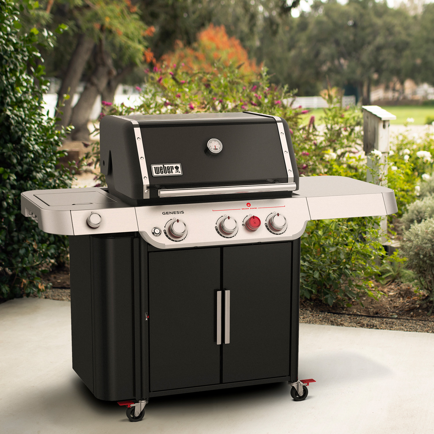 Weber Genesis E-335 Gas-Grillstation Schwarz