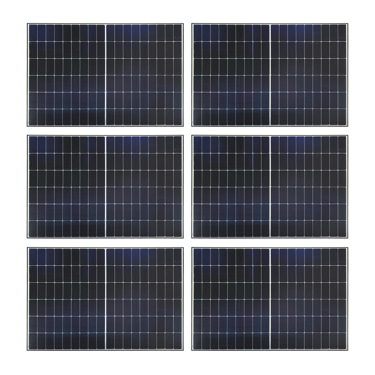 6x Linuo Solar Photovoltaikmodul 425 Watt