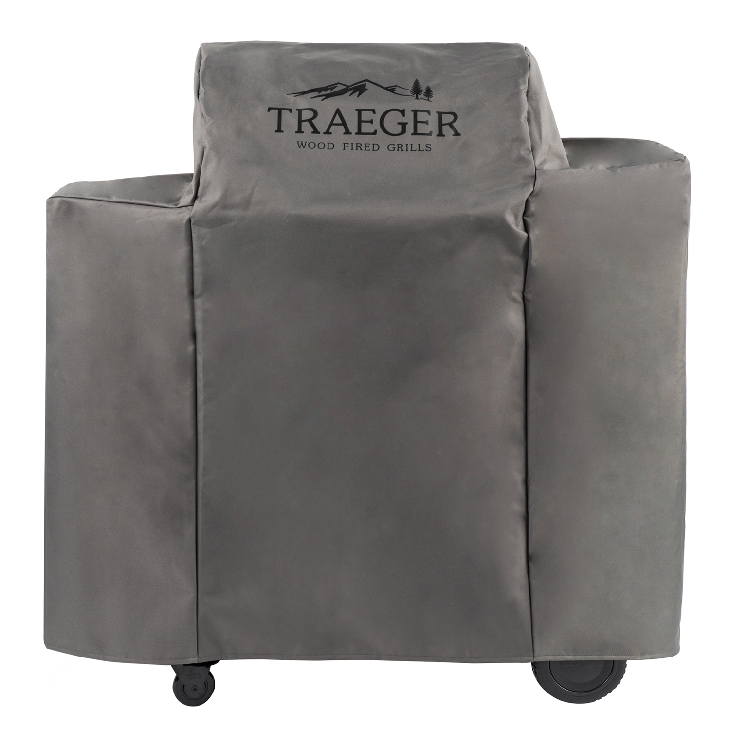 Traeger IRONWOOD 650 Pellet Grill schwarz inkl. Abdeckhaube, Ablaufblech-Schutzfolie + Hartholz Pellets Cherry 9 kg