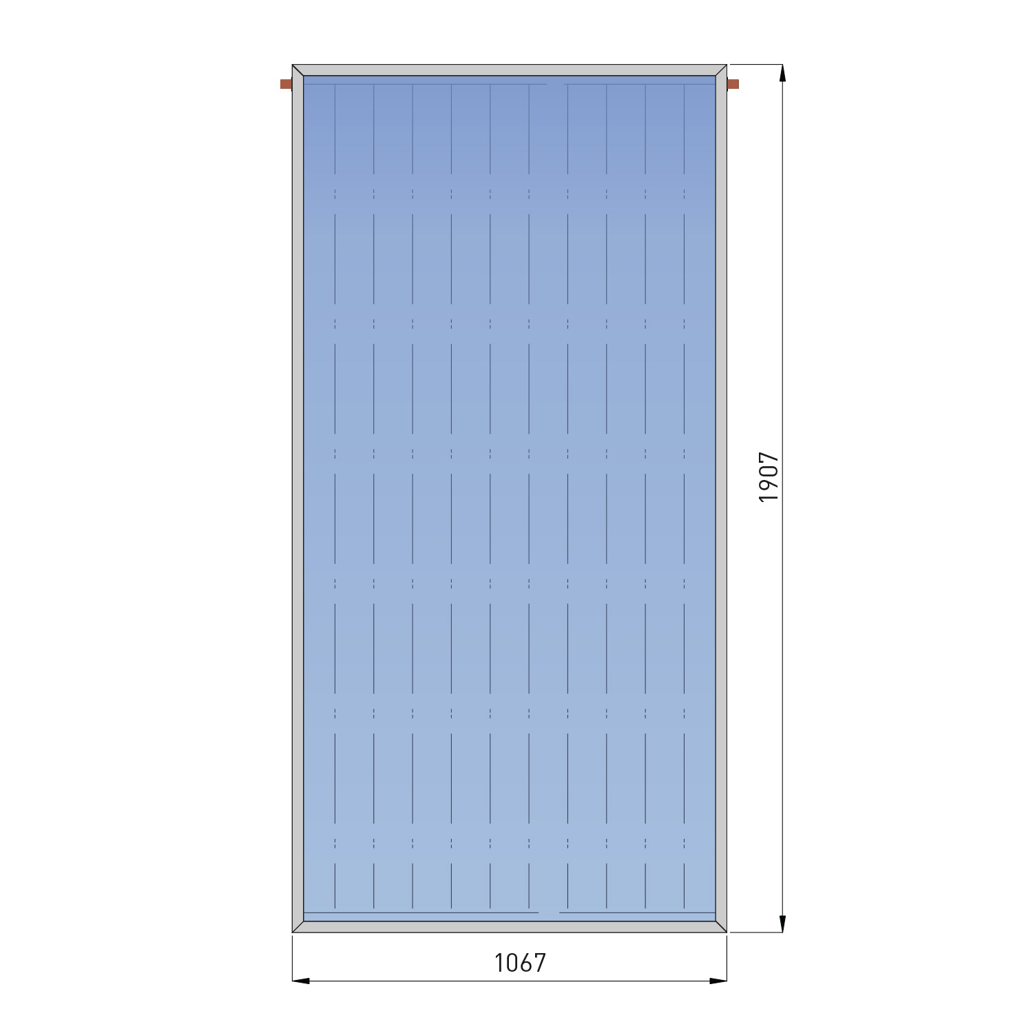 Sunex Flachkollektor AMX 2.0