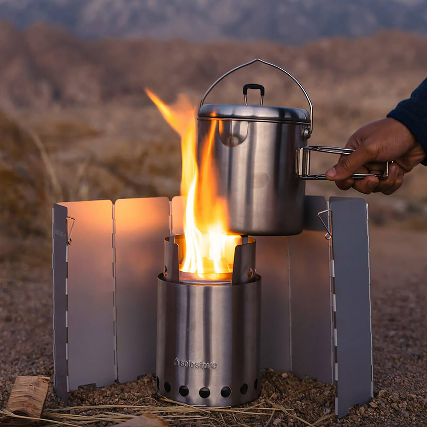 Solo Stove Windschutz für Campingkocher